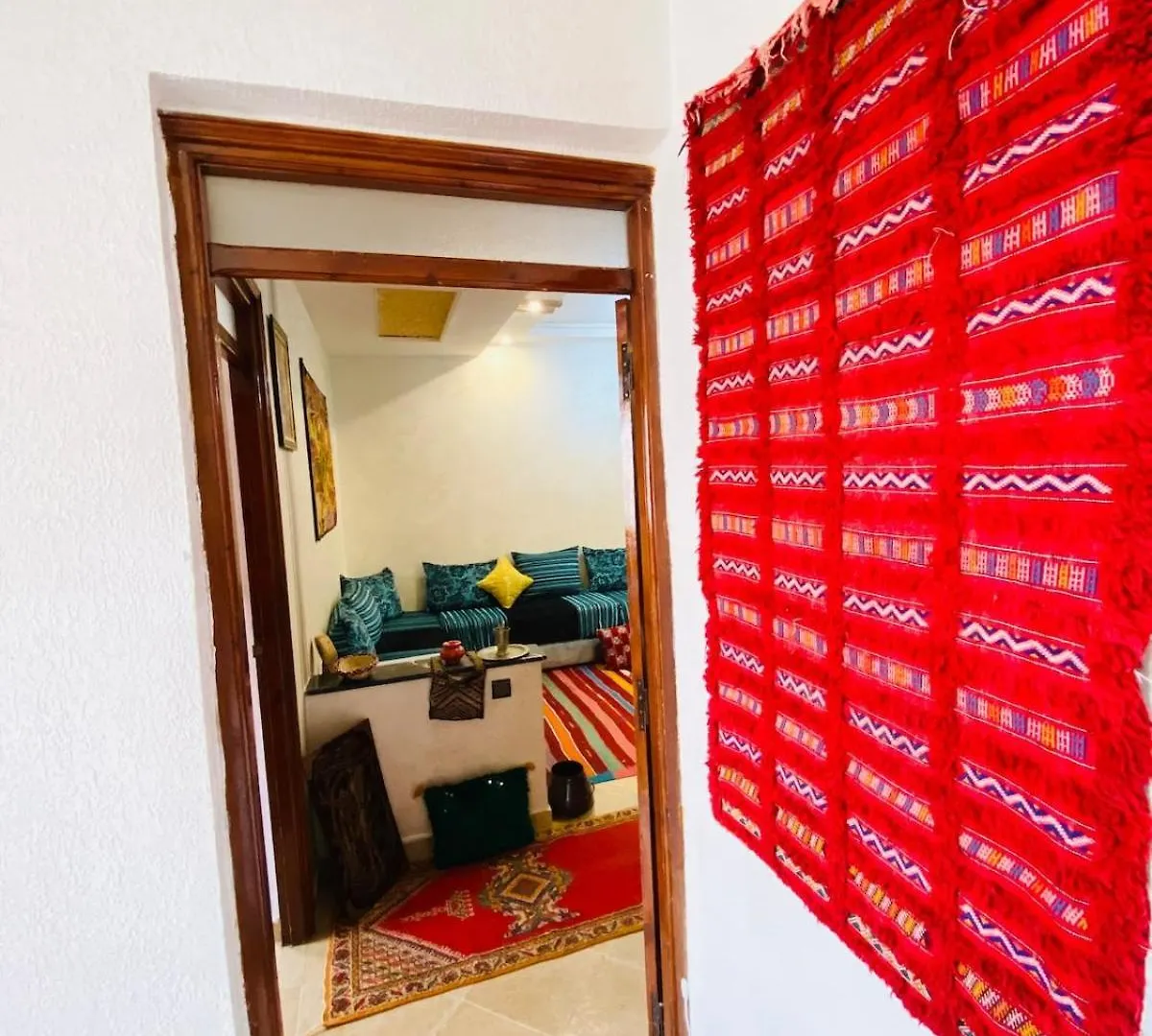 Cozy Moroccan-Style Apartment Marakéš